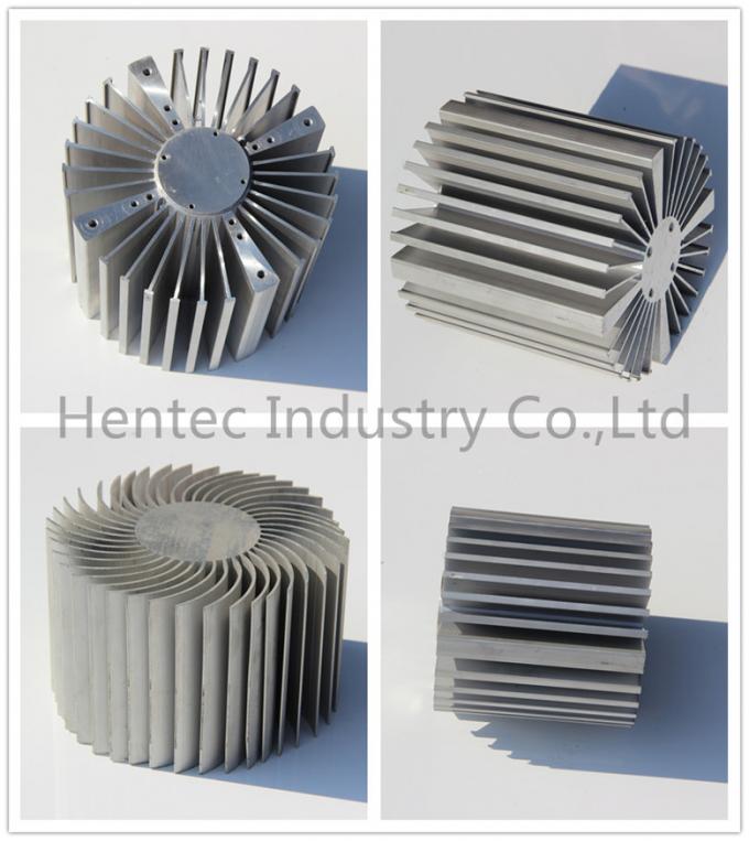 Schwärzen Sie anodisierten Aluminiumkühlkörper, Aluminiumverdrängungs-Profile 6005 T6
